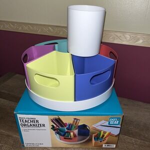 Rotating Art Supplies Organizer Storage Caddy for Kids Crayons Markers Pens New‎